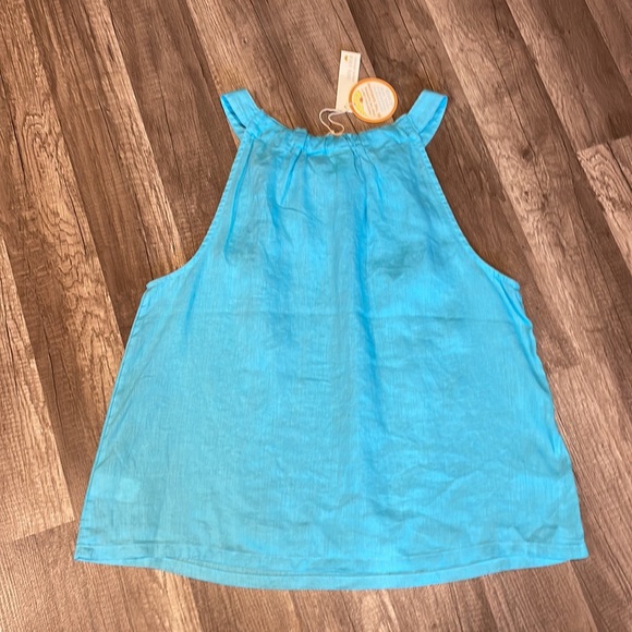 NWT C&C California 100% Linen Tank. Medium - Picture 4 of 7